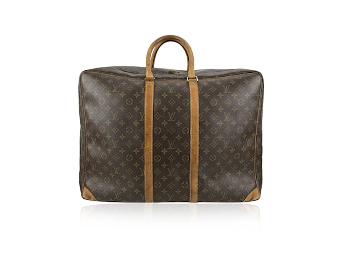 Louis Vuitton Monogram Soft Sirius 55 Suitcase Brown Cloth ref