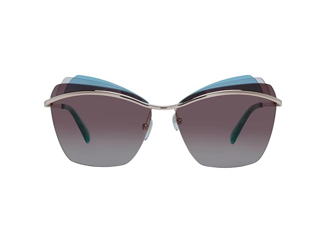 Emilio Pucci Menta donne oro occhiali da sole EP0113 28F 61-13 140 MM D'oro Metallo  ref.456626