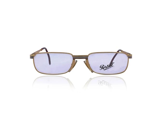 Persol Ratti Vintage Mint Unisex Eyeglasses Mod. Landor 53/18 145MM Golden Metal  ref.456651