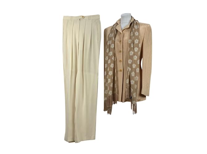Armani Traje Pantalón Mujer Giorgio Black Label Peach Talla XS Rosa Viscosa  ref.456806 - Joli Closet