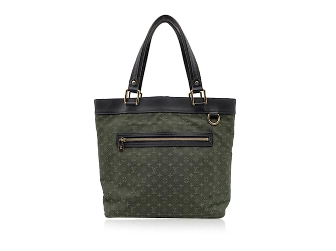 Louis Vuitton Military Green Mini Lin Monogram Lucille GM Tote Bag