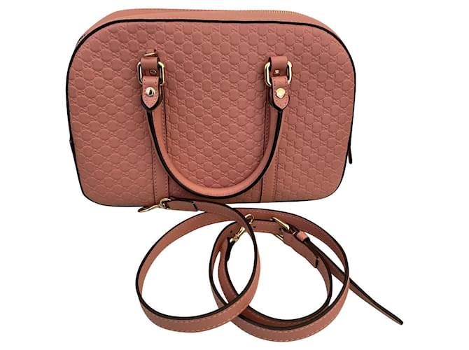 Gucci MicroGuccísima Rosa Cuero  ref.457400