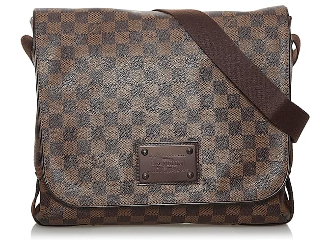 Louis Vuitton Messenger Brooklyn Damier Ebene MM Brown - US