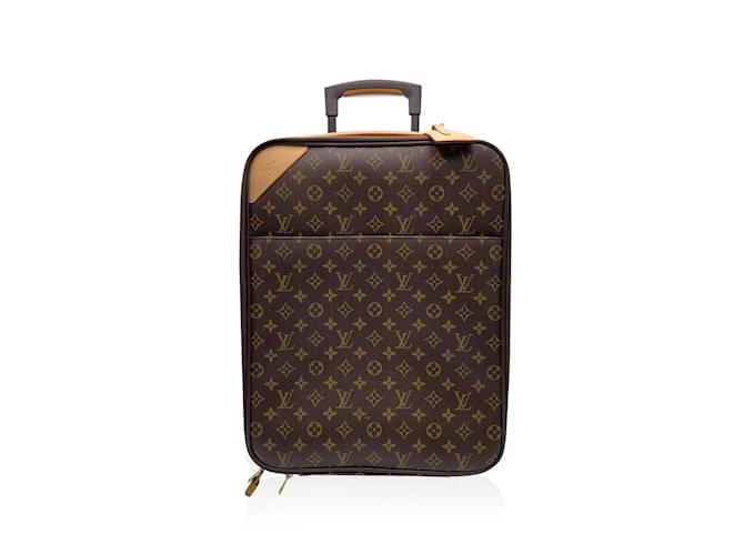 Louis Vuitton Pegase 50 Monogram Canvas Rolling Suitcase Travel