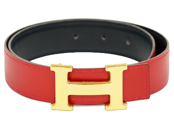 hermes belt red