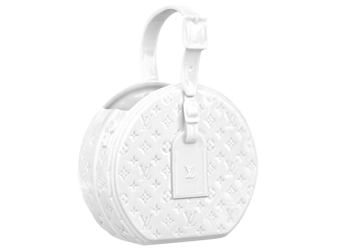 Louis Vuitton Vaso de porcelana LV novo Chapeau Branco  ref.457876