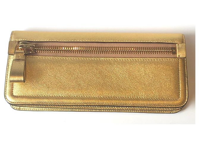 Tom Ford Jennifer Gold-Clutch
