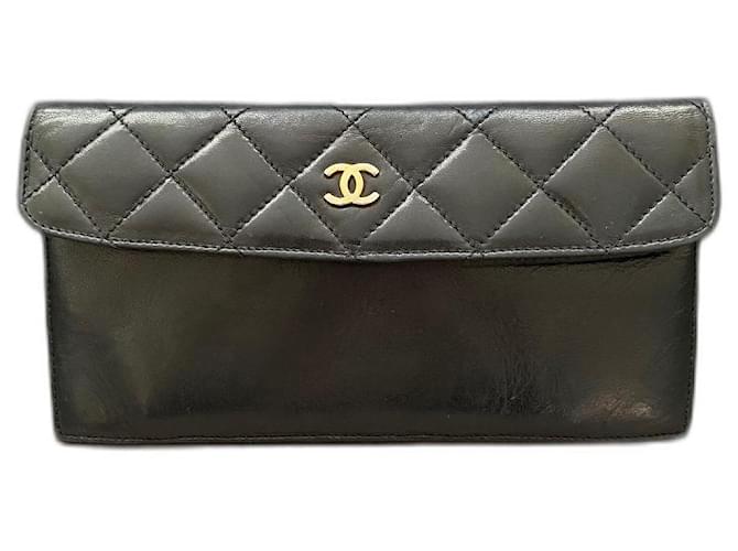 Chanel borse, portafogli, casi Nero Pelle  ref.458103