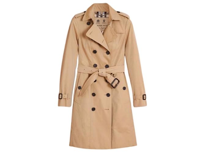 Trench Burberry Sandringham o longo ESGOTADO novo com etiquetas Bege 12Reino Unido Algodão  ref.458110