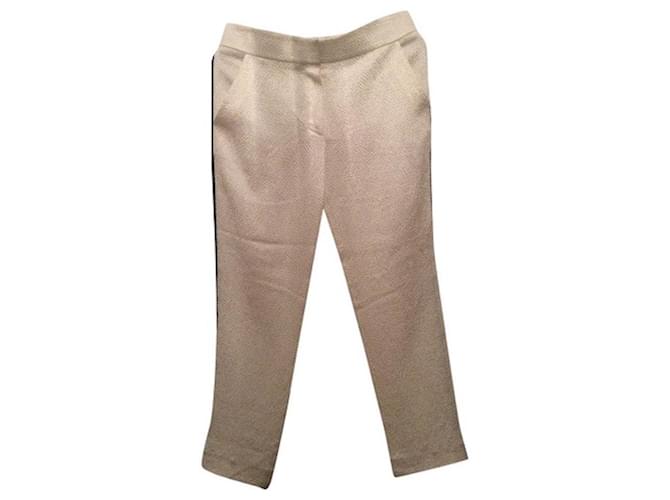 Louis Vuitton Pants, leggings Cream Viscose  ref.458234