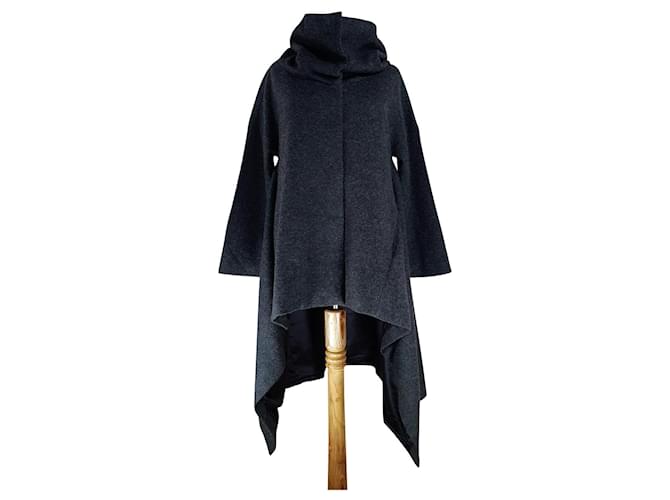 Autre Marque Coats, Outerwear Grey Wool  ref.458272