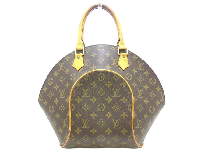 Louis Vuitton Ellipse Handbag Brown Cloth ref.312168 - Joli Closet