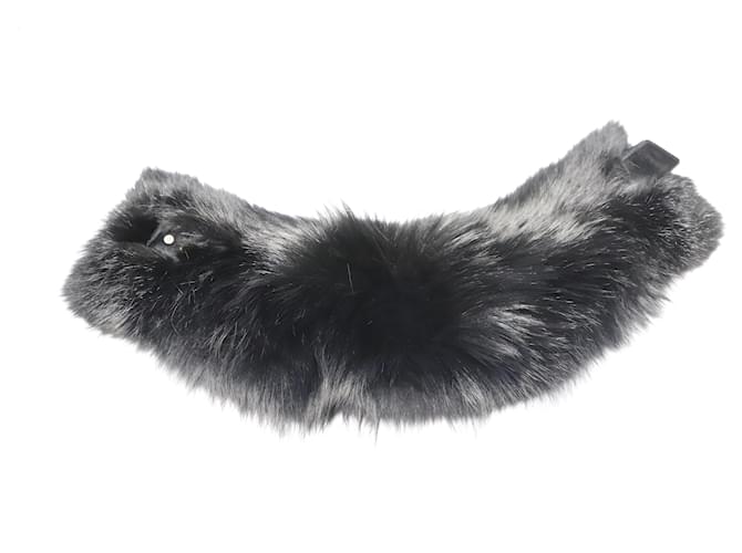 Gucci Scarf in Black Fox Fur  ref.458691