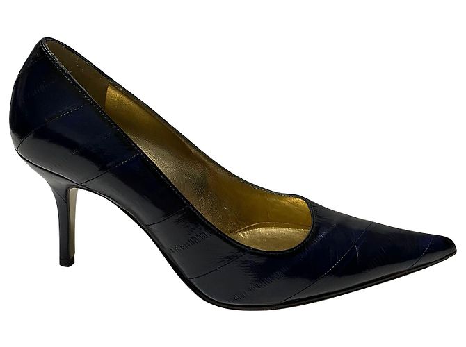 Dolce & Gabbana Cardinale 60 Pumps in Black Eel Leather