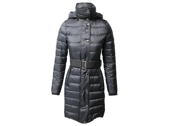 Burberry Down Abbeydale Puffer Jacket in Black Polyester  - Joli  Closet