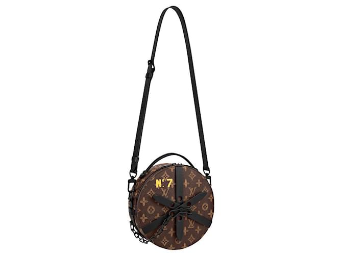 Louis Vuitton LV Wheel box bag Brown Leather  ref.458897