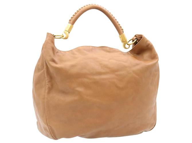 SAINT LAURENT Shoulder Bag Leather Brown Auth ar5867  ref.459119