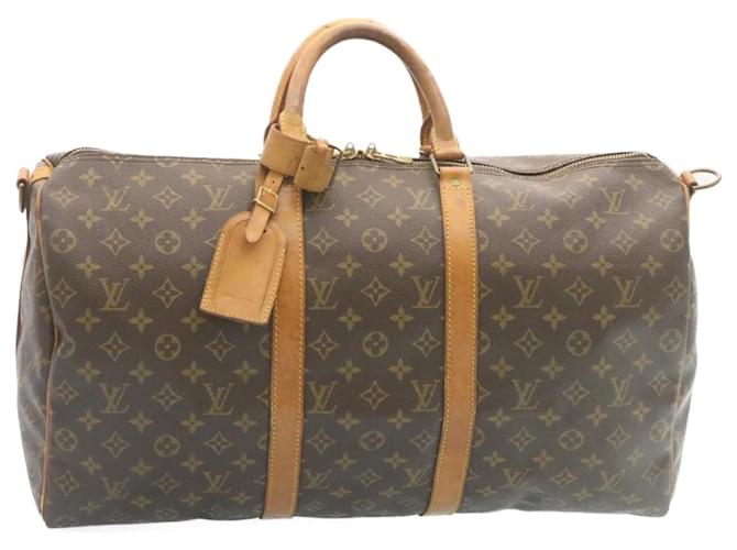 Louis Vuitton Monogram Keepall Bandouliere 45 Boston Bag M41418 LV Auth 26761 Cloth  ref.459232