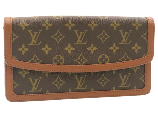 Louis Vuitton Vintage Monogram Pochette Dame PM - Brown Clutches