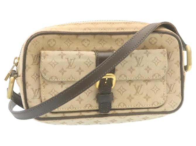 Authentic Louis Vuitton Blue Monogram Mini Lin Jeanne Messenger