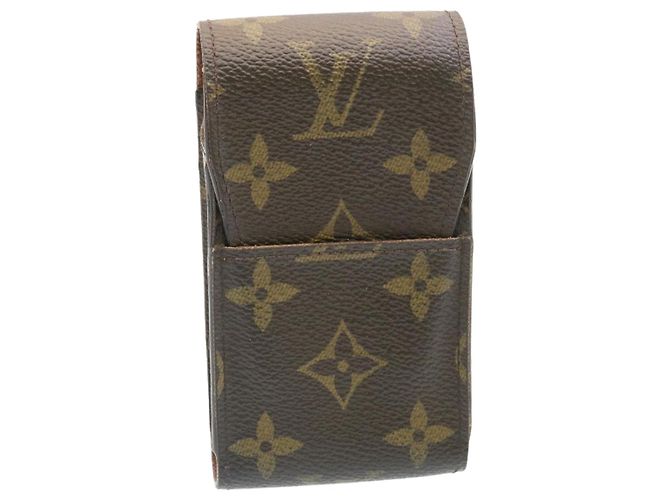 LOUIS VUITTON Monogram Etui cigarette Cigarette Case M63024 LV Auth 28027
