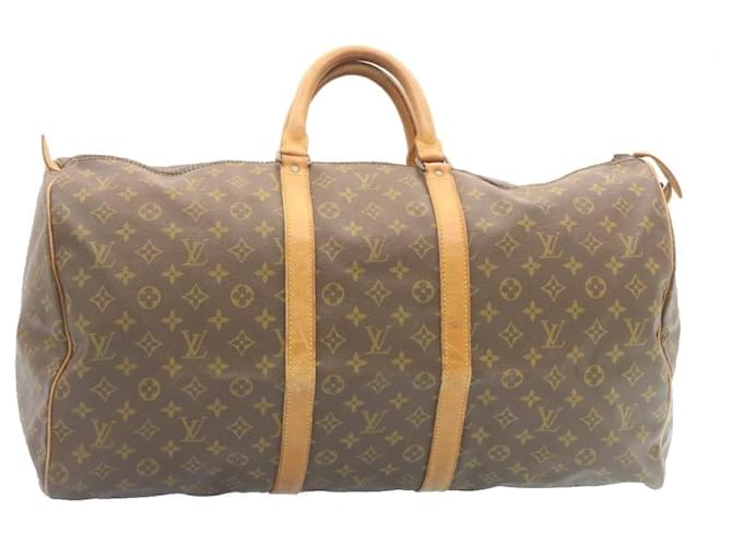 Louis Vuitton Monogram Keepall 55 Boston Bag Vintage M41424 LV Auth hs1633  Cloth ref.749515 - Joli Closet