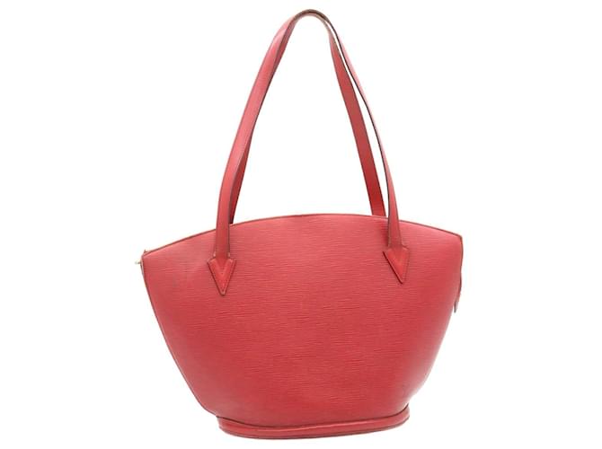 LOUIS VUITTON SAINT JACQUES SHOPPING Epi Red Shoulder Bag No.1320-e