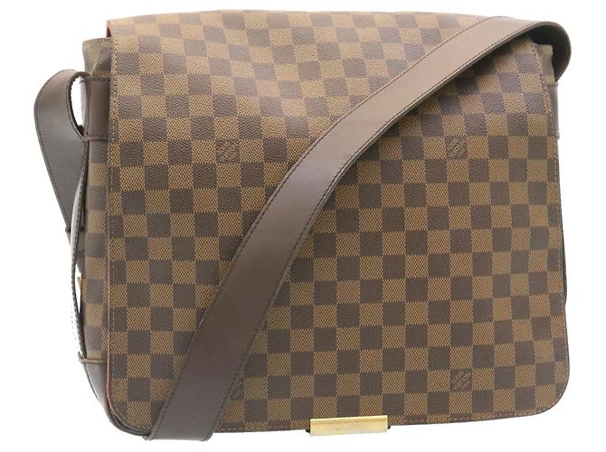 LOUIS VUITTON Borsa a spalla Damier Ebene Abbesses N45257 LV Auth rz031