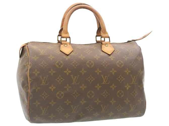 Louis Vuitton Monogram Speedy 30 Borsa a mano Vintage M41526 LV Auth bs064 Tela  ref.460512