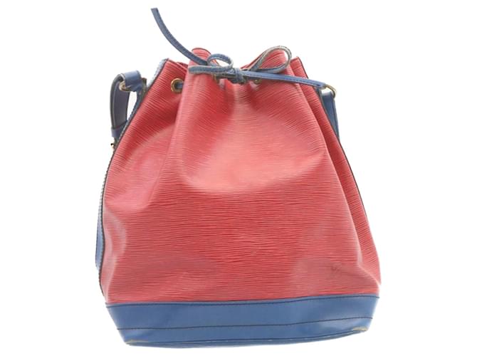 LOUIS VUITTON Epi Noe Bicolor Shoulder Bag Blue Red M44084 LV Auth jk796 Leather  ref.460800