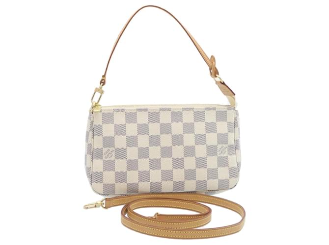 Louis Vuitton Pochette Accessories Azur Damier Shoulder Bag N51986