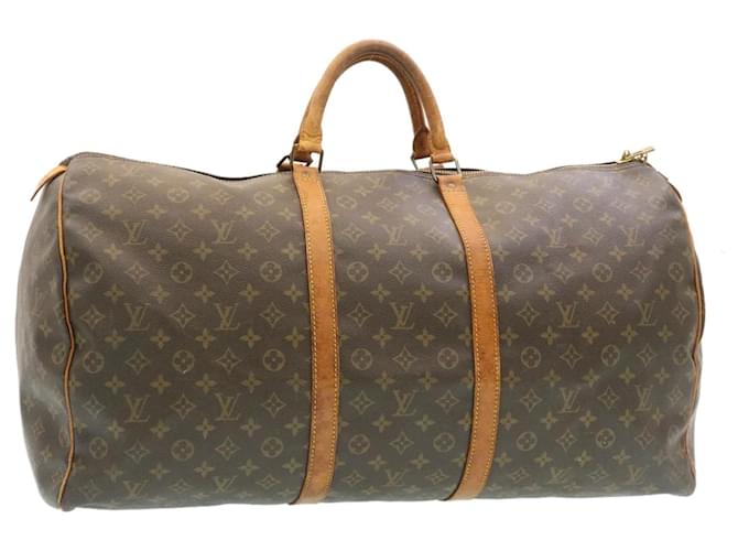 Louis Vuitton-Monogramm Keepall 60 Boston Bag M.41422 LV Auth 26509 Leinwand  ref.461033