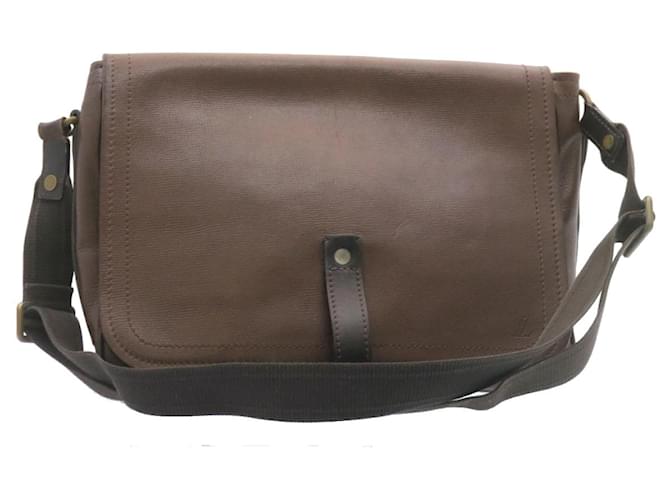 Louis Vuitton - Omaha Utah Leather Messenger Bag Coffee