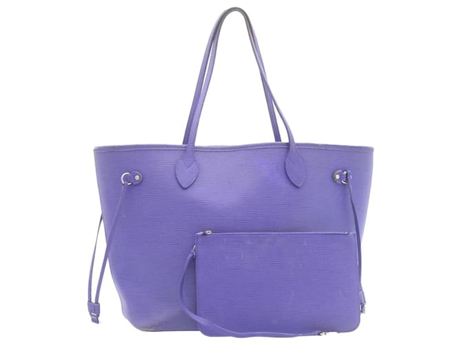 LOUIS VUITTON Women's Neverfull Leather in Violet