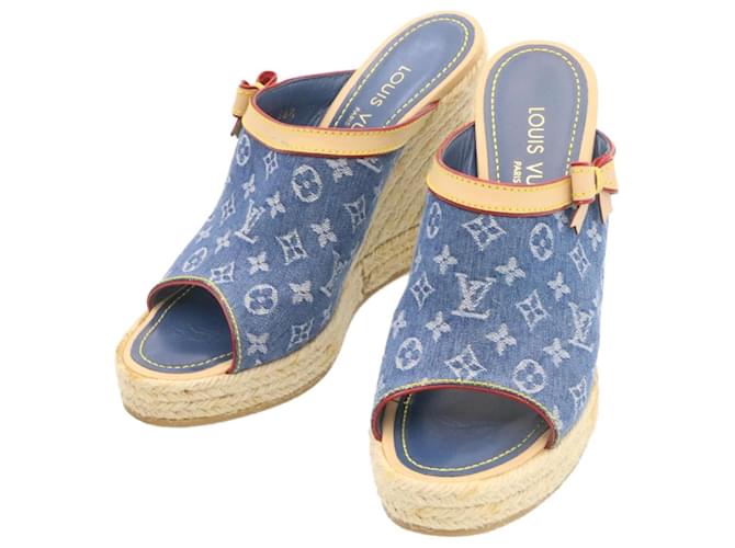 Sandalias Louis Vuitton Azul Mujer nuevo