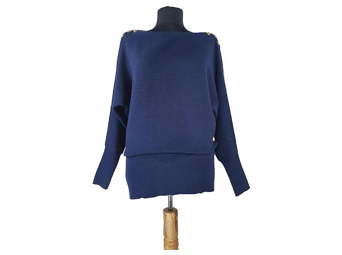 Suéter Ralph Lauren Azul de Algodão