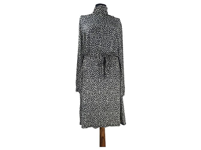 Autre Marque Kleid Fabienne Chapot Schwarz Weiß
