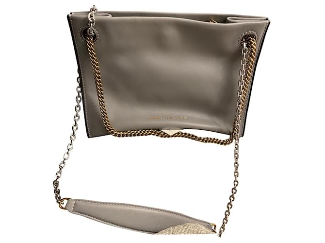 Marc Jacobs Handbags Grey Leather  ref.462091