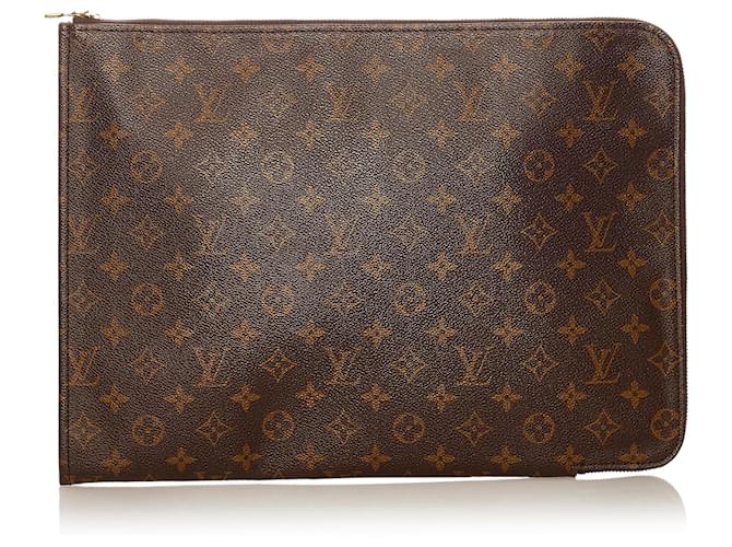 Louis Vuitton Monogram Poche Documents Portfolio Brown