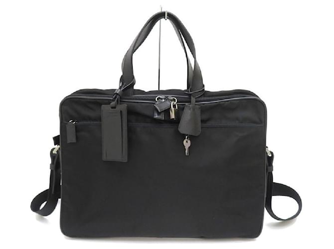 Prada Nylon Business bag Black ref.166892 - Joli Closet