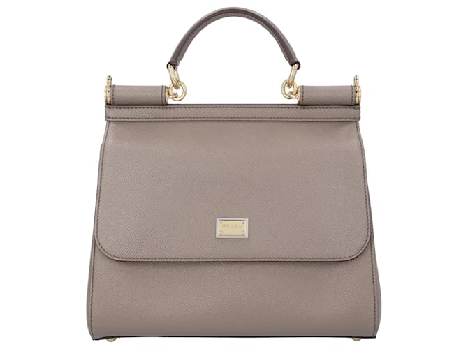 medium dauphine leather sicily bag