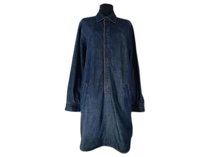 Polo Ralph Lauren Dresses Blue Cotton  ref.462946