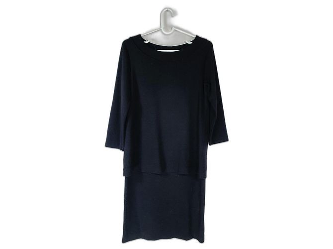 Vestido negro Ganni