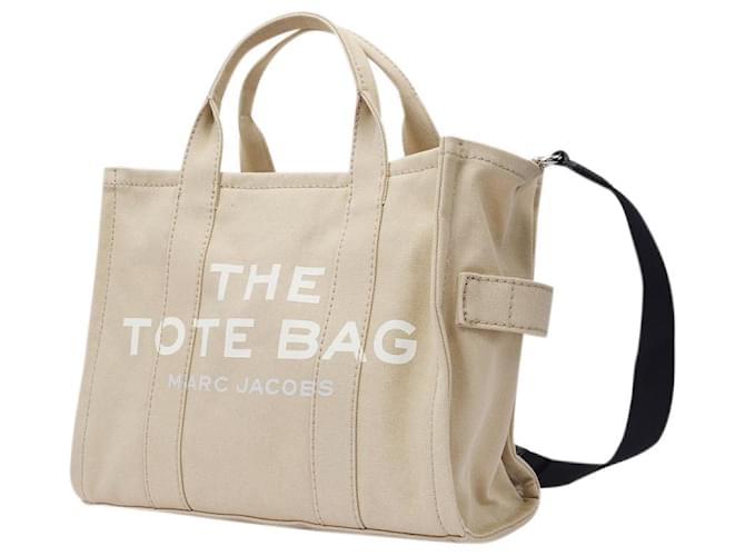 The Small Tote Bag - Marc Jacobs -  Beige - Cotton  ref.463002