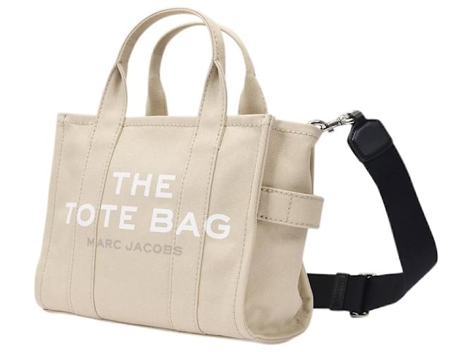 The Small Tote Bag - Marc Jacobs - Bege - Algodão  ref.463182