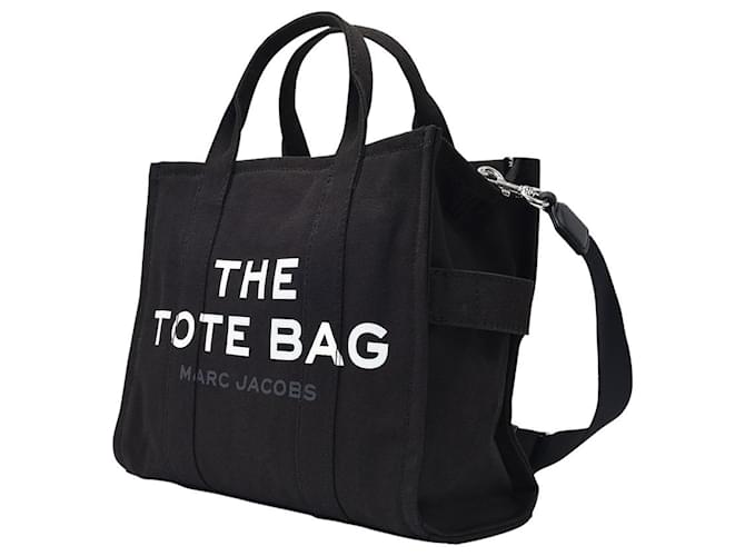 The Medium Tote Bag - Marc Jacobs -  Black - Cotton  ref.463208