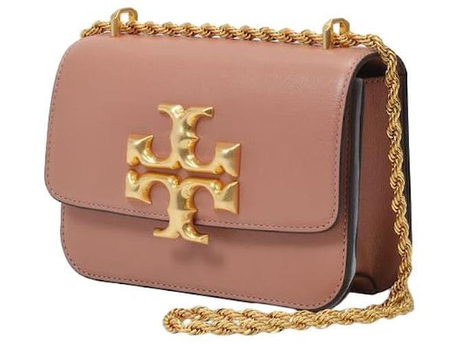 TORY BURCH: bag in textured leather - Pink