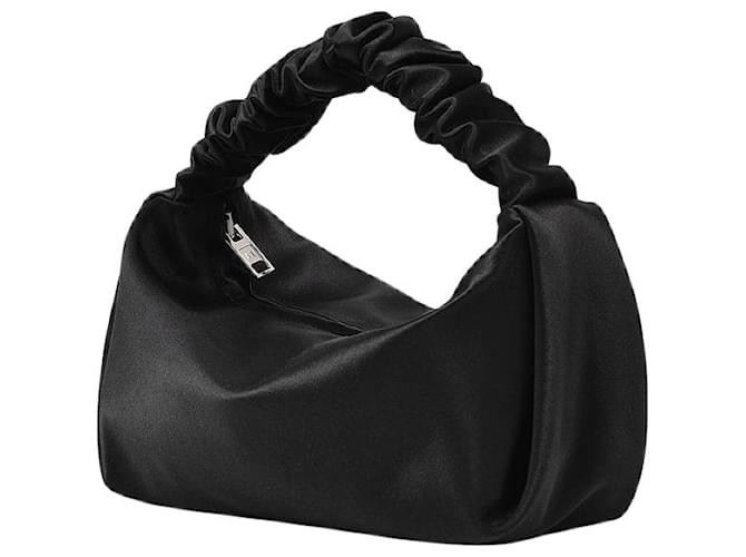 Alexander Wang Mini Scrunchie Bag Black Synthetic  ref.463329