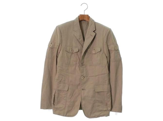 [Used]  BALENCIAGA Casual Jacket Men Beige Cotton Rayon  ref.463493