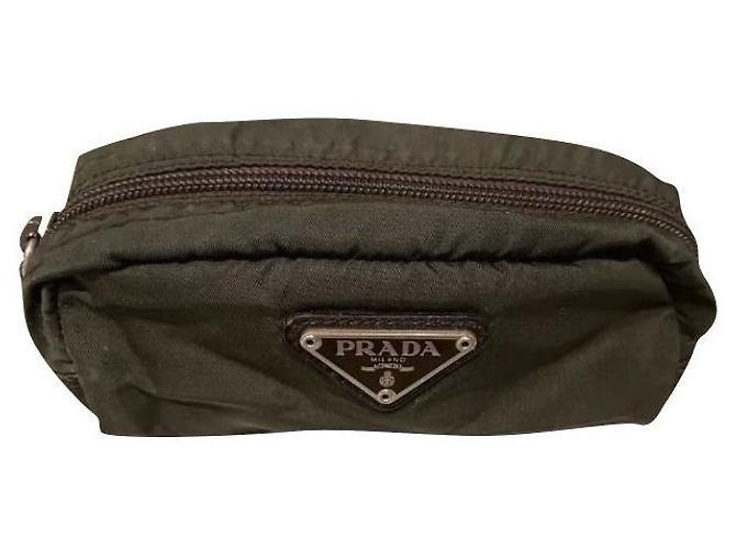 Clutch Prada Marrom de Tecido